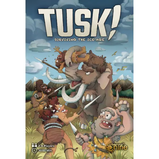 TUSK! Surviving the Ice Age - Strategy Board Game, Ages 10+, 30-60 Min, 2-4 Players {7}