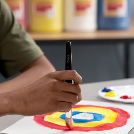 School Smart Washable Tempera Paints, 1 Gallon Bottles, Assorted Colors, Set of 4 {7}