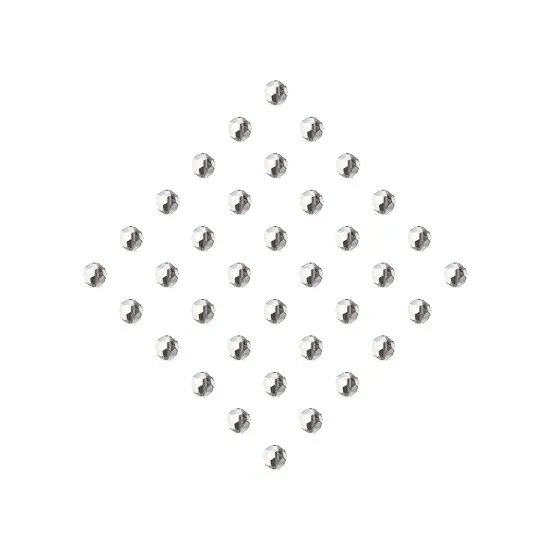 Preciosa 6mm Czech Glass Faceted Round Beads, 36pcs Labrador Halfcoat {4}