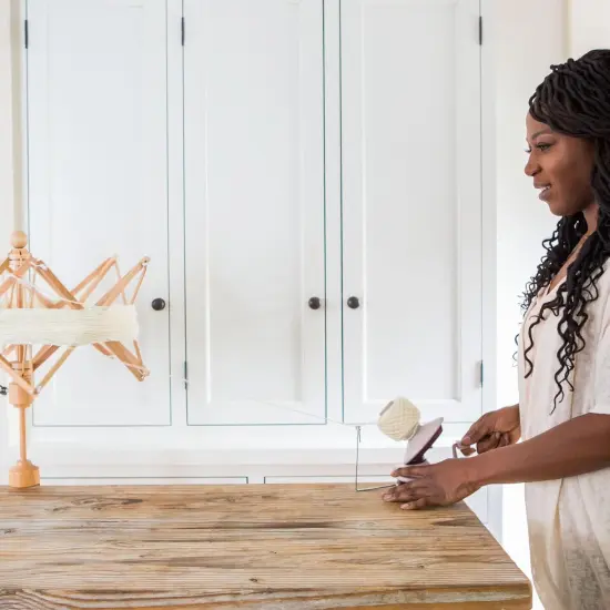 Yarn Ball Winder for Knitting and Crocheting {3}