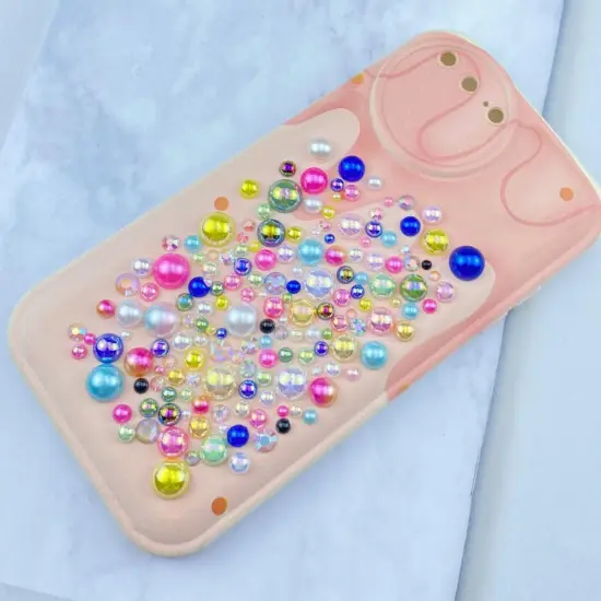 Mix Flatback Resin Rhinestones - Gold Series {6}