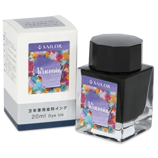 Sailor USA State Ink - Wisconsin, Violet, 20 ml {1}