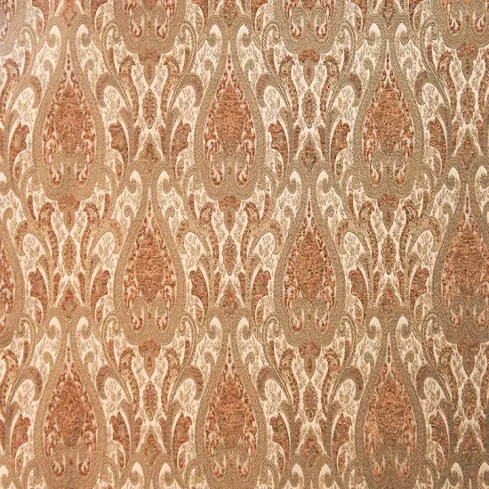 Sarah Upholstery & Drapery Fabric 100% Polyester, 54" Wide with Elegant Pattern Repeat Rustic {1}