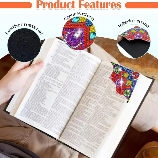 Pcs Diamond Painting Bookmark Kits for Adults {2}