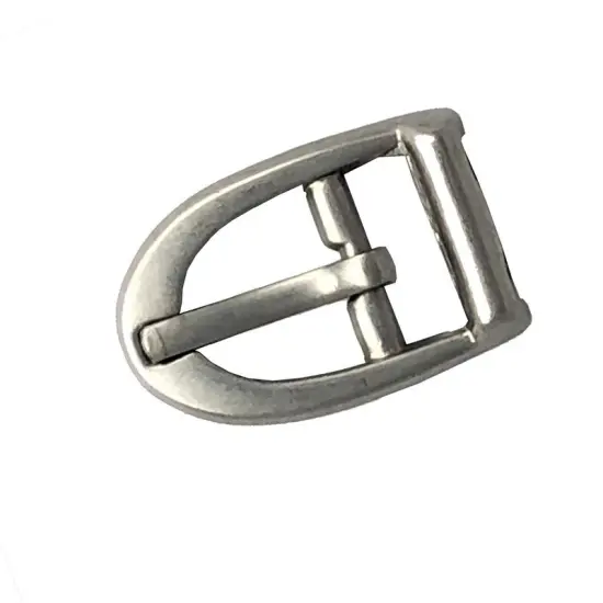 Small Buckles with Matte Silver Finish 1" x 5/8" {3}