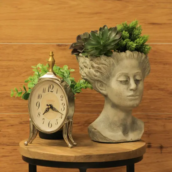 Goddess of the Wind Planter &ndash; 8.5" Grecian-Style for Indoor or Outdoor Decor {5}