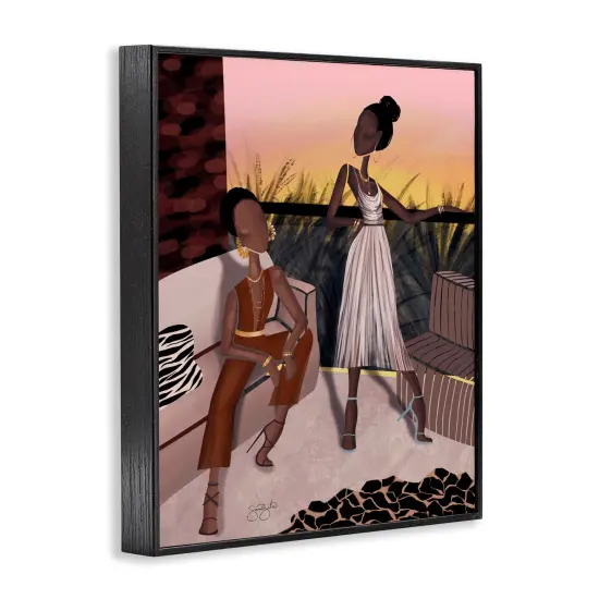 Stupell Industries Sunset Sisters Scenic View Framed Giclee, design by Sierra Siler {3}