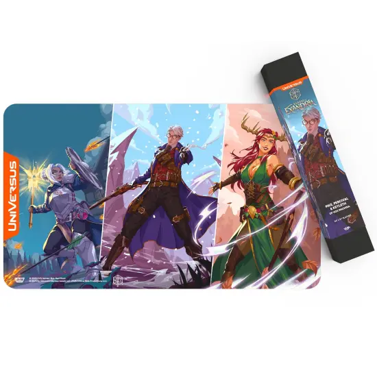 UniVersus: Critical Role: Heroes of Exandria - Pike, Percival, Keyleth of Vox Machina Playmat - 24 x 14", Neoprene, Tabletop Game Accessory, UVS Games {3}