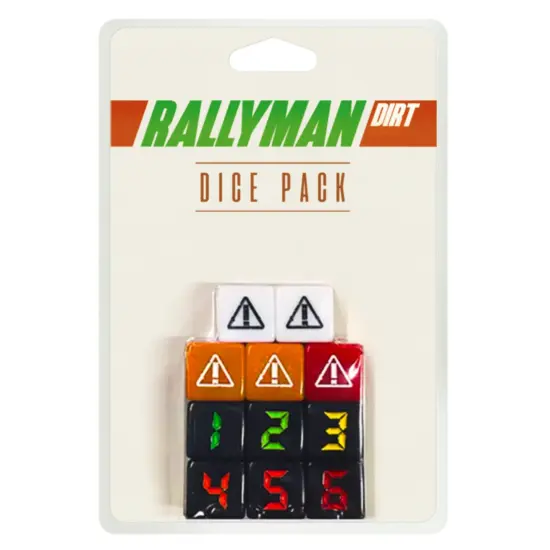 Synapses Games | Rallyman: DIRT - Dice Pack | Strategy Board Game Accessory | Race Cars with Dice | Includes 11 Custom Dice for 1 Player {1}