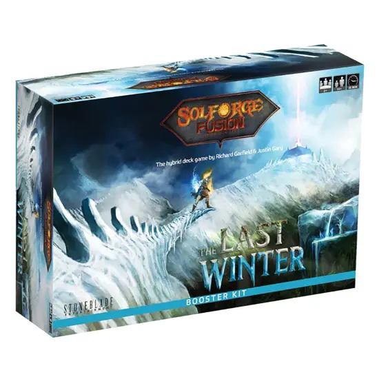 SolForge Fusion: The Last Winter Booster Kit - Expansion, Hybrid Deckbuilding Card Game, 4 Unique Faction Decks, Lane Based Combat, Tabletop & Online {1}