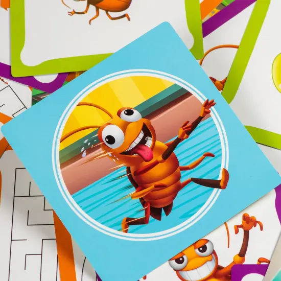 Greater Than Games: Jooky Jooky - Rid Your Home Of Cockroaches By Completing Challenges, Fun Family Game, Easy To Learn & Quick Playing Time, For 2 to 5 Players, 15 Minutes Play Time, For Ages 6 and Up {5}