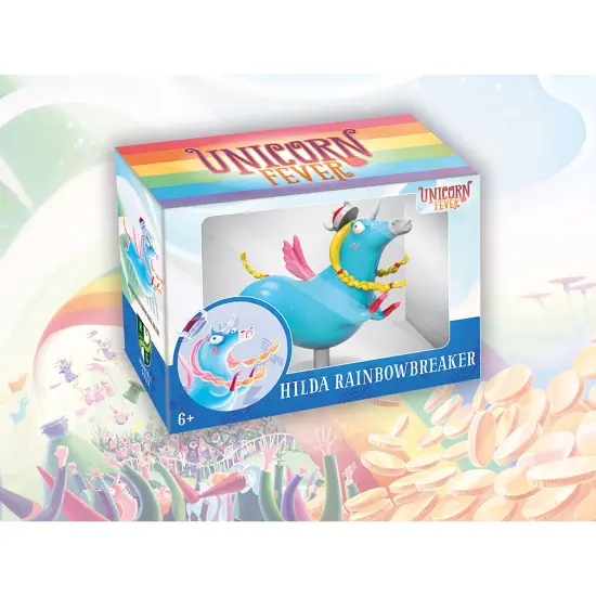 Unicorn Fever: Hilda Rainbowbreakers - Painted Figure - Collectible Unicorn Miniature, Ages 6+ {6}