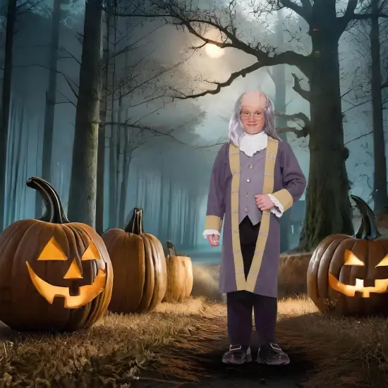 Inventor Scientist Ben Franklin Costume Child {4}