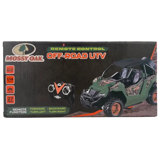 Mossy Oak: Remote Control Vehicle - Off Road UTV - 1:14 Scale, Branded Camo RC Toy, Wireless Hand-Held Full Function Controller, 27 MHz, Kids Ages 6+ {4}