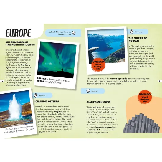 Sassi: Travel, Learn & Explore - Wonders of Nature - 200pc Puzzle, 32pg Facts Book, 32 Special Figures, Poster, UNESCO Sites, Educational Set, Kids 6+ {5}