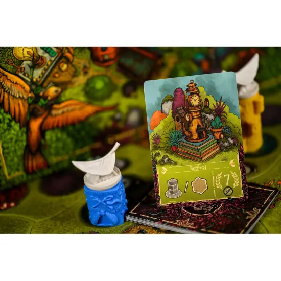 Garden Nation - War and Building Board Game, Bombyx, Ages 10+, 2-4 Players, 60 Min {7}