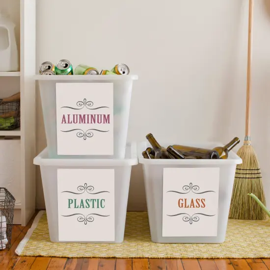 Avery Matte White Rectangle Labels, 10" x 7" {3}