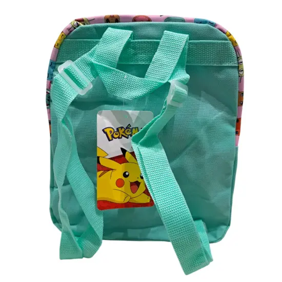 Pokemon Mini Backpack 11" with Glitter Trimming and Small Front Pocket {6}