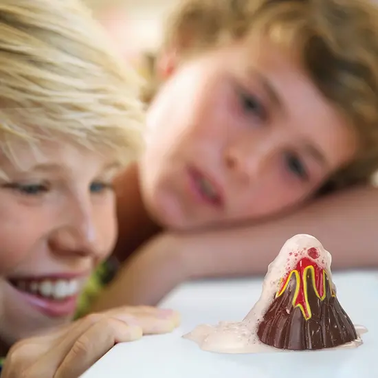 4M: KidzLabs: Pocket Volcano - Create Mini Tabletop Volcanic Eruptions, Baking Soda, Chemical Reactions Kit, STEM Science Activity Set, Kids Ages 5+ {5}