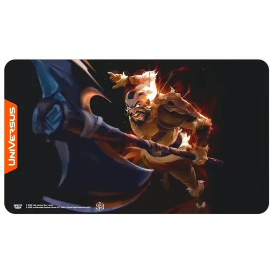 UniVersus: Critical Role: Heroes of Exandria Grog Strongjaw Playmat - 24 x 14" Neoprene Mat, Tabletop Card Game Accessory, UVS Games, Licensed {1}