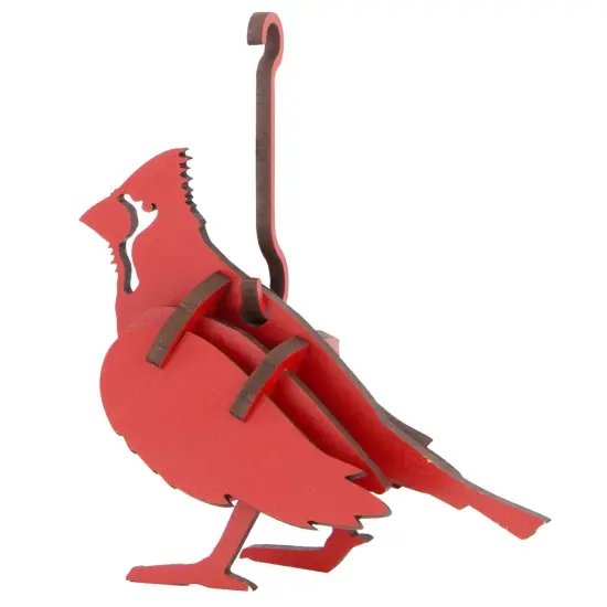 Little & Wood: Woodlet: Small - Cardinal - Red, 3D Wooden Kit-Set, Bird Puzzle, Easy Assembly, Pop Build Fun, 100% Sustainably Sourced Wood, Ages 6+ {3}