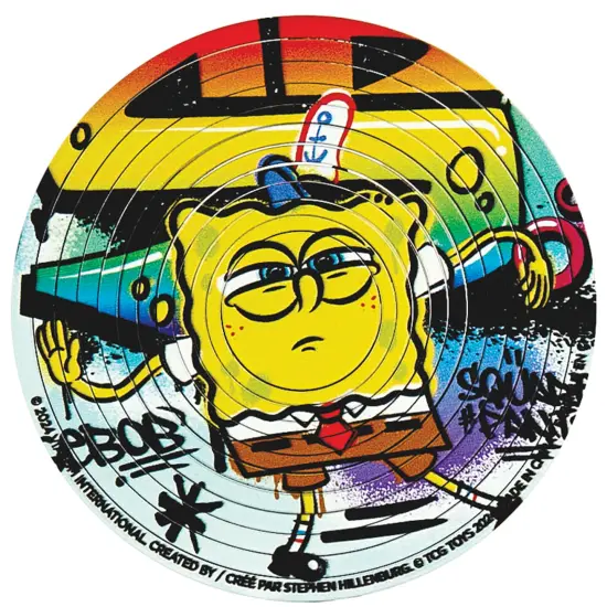 Spin Flip Puzzle: Spongebob Graffiti - 12 Rings - 2-In-1: Double-Sided Puzzle, Spin-Flip-Solve, 360 Degress Of Puzzling, Licensed, Adults & Kids 8+ {5}
