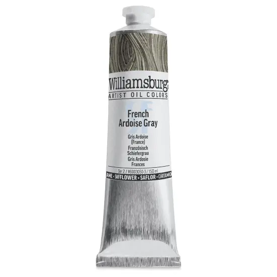 Williamsburg Handmade Safflower Oil Color - French Ardoise Grey, 150 ml tube {1}