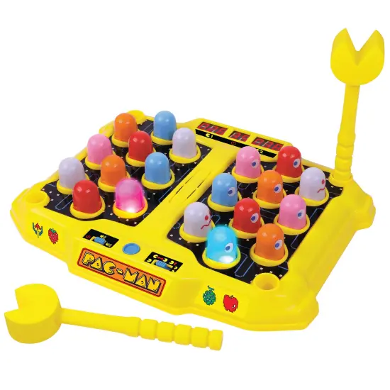 Pac-Man: Arcade Smash-A-Ghost - Premium Series, Lights & Sounds Tabletop Game, LED Scoreboard, 4 Game Modes, Licensed, Adults & Kids 6+, 1-2 Players {3}