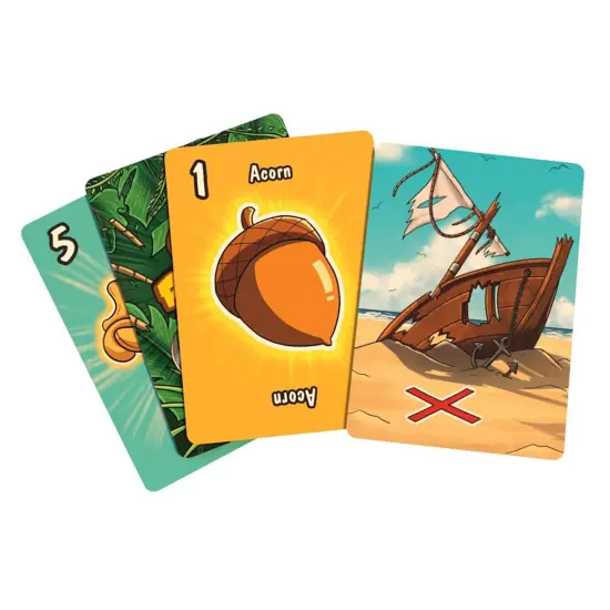 Skybound: Pirate Tails - A Squirrley Game Of Buried Nuts, Collection Game, Ages 8+, 2-5 Players {5}