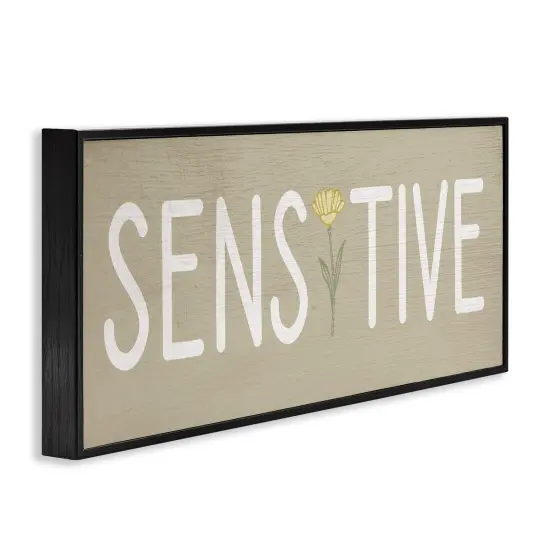 Stupell Industries Sensitive Cottage Floral Framed Giclee, design by Lil' Rue {3}