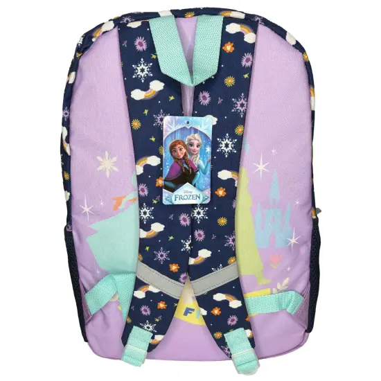 Disney Frozen Anna & Elsa 16" School Backpack with a Large Front Pocket, Girls {4}