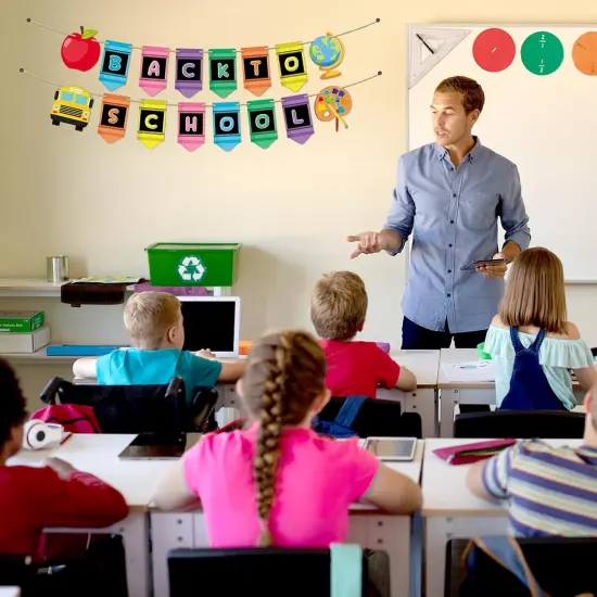 Back to School Banners for Classroom Decorations(Multicolor) {5}