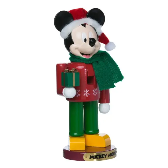 Disney Mickey Mouse With Present Nutcracker {3}
