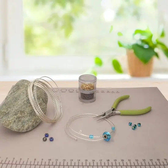 The Beadsmith Twisted Craft Wire - Wire Elements - Medium Temper - 18 Gauge, 8 Ft Coil - Silver Color - Beading Wire Used for Jewelry Making, and Other DIY Arts & Crafts {3}