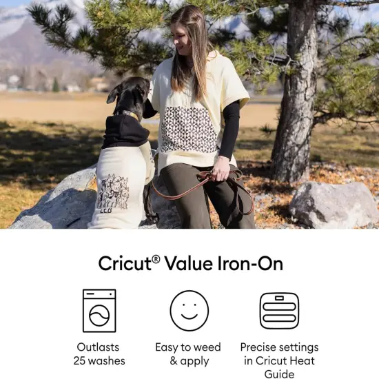 Value Iron On, White (12in x 10ft roll) - HTV Heat Transfer Vinyl {2}