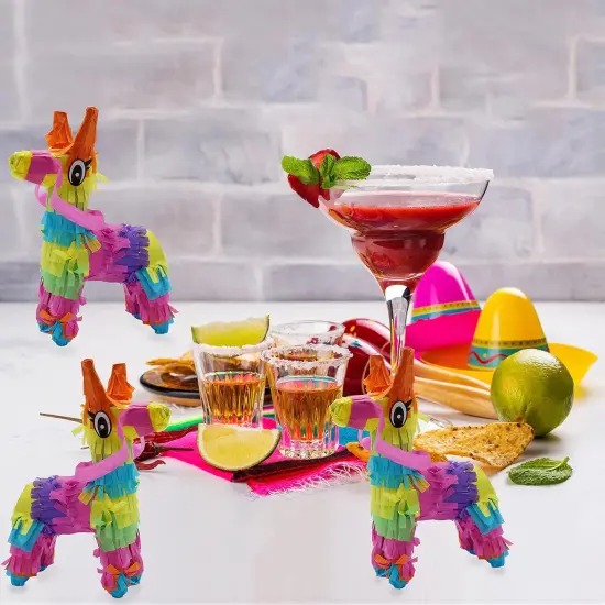4E's Novelty 6 Pack Mini Pinatas - Mexican Pinata Decor, Donkey Pinata for Fiesta & Parties {5}