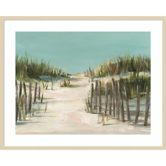 Warm Dunes II by Ethan Harper Wood Framed Wall Art Print {1}