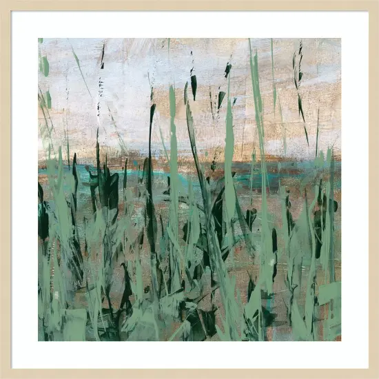 Through the Grass I by Ethan Harper Wood Framed Wall Art Print {1}