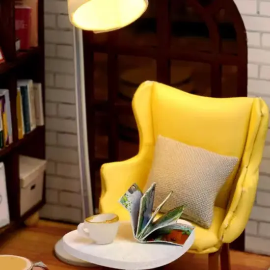 Leisurely Moment Dollhouse Kit - Miniature Wizardi Roombox Kit {3}