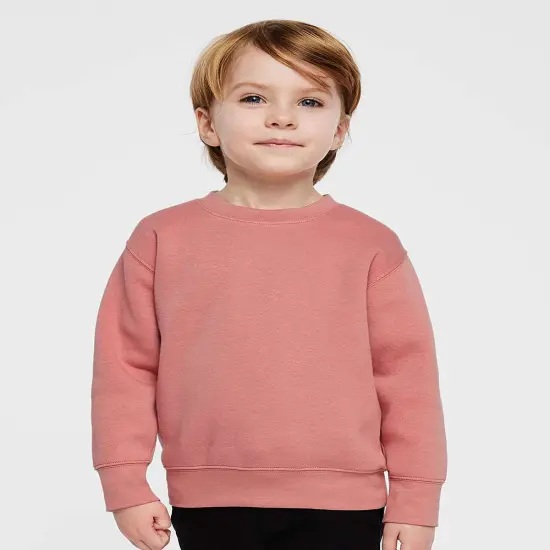 Rabbit Skins&reg; Soft Toddler Fleece Pullover Pink {6}