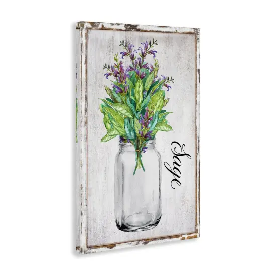 Stupell Industries Rustic Garden Sage Canvas Wall Art Design by Creatif Belle {3}