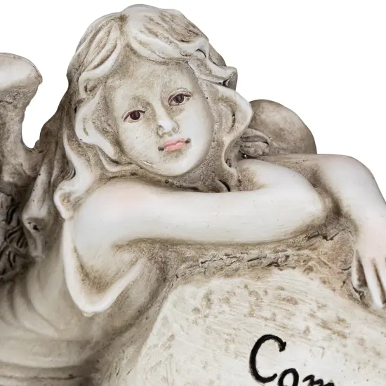 Northlight Come to Me Inspirational Angel Garden Stone Statue - 11.5" Beige {7}