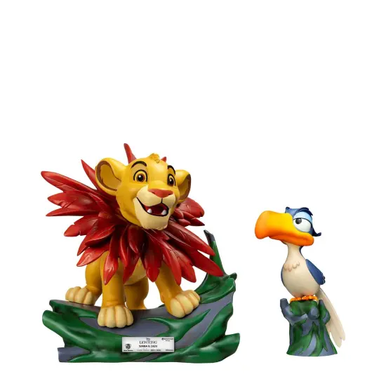 Lion King Master Craft Simba & Zazu Table Top Statue {1}
