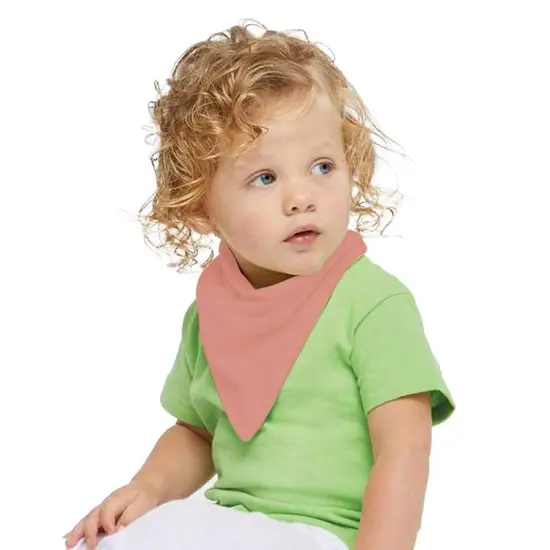 Rabbit Skins&reg; Newborn Triangle Jersey Bib Royal/ white {7}
