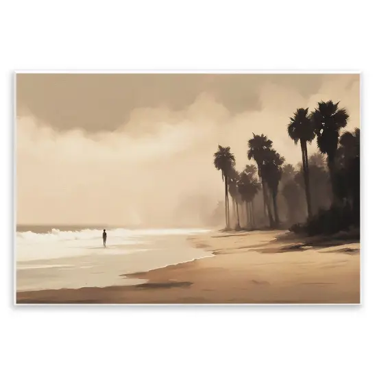 Stupell Industries Moody Beach View Wall Plaque Art Design by Noah Bay {1}