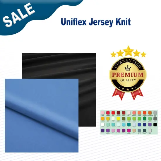 Uniflex Jersey Knit White {2}