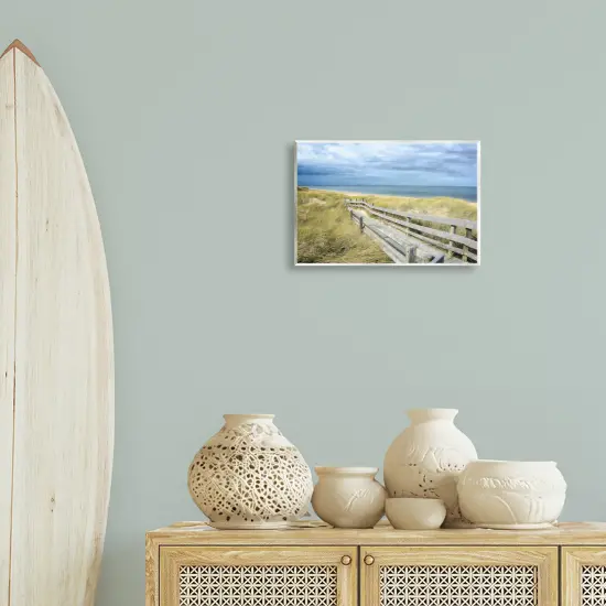 Stupell Industries Sandy Boardwalk View Wall Plaque Art Design by Graffi*tee Studios {2}