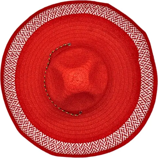 4E's Novelty 2 Pack Sombrero Hats for Cinco de Mayo Party Mexican Hats with Chinstrap Adult {5}