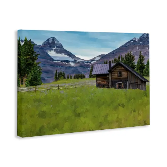 Stupell Industries Cabin on Ranch Landscape Canvas Wall Art Design by Renel Peters {3}