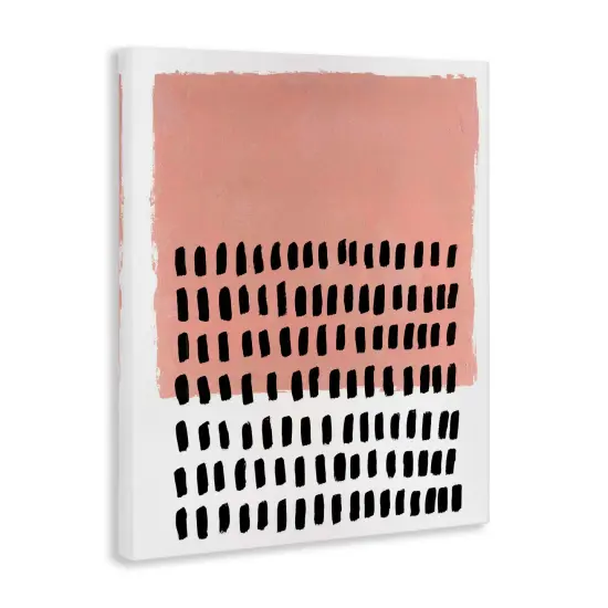 Stupell Industries Pink Dotted Pattern Canvas Wall Art Design by Michael Willett  {3}